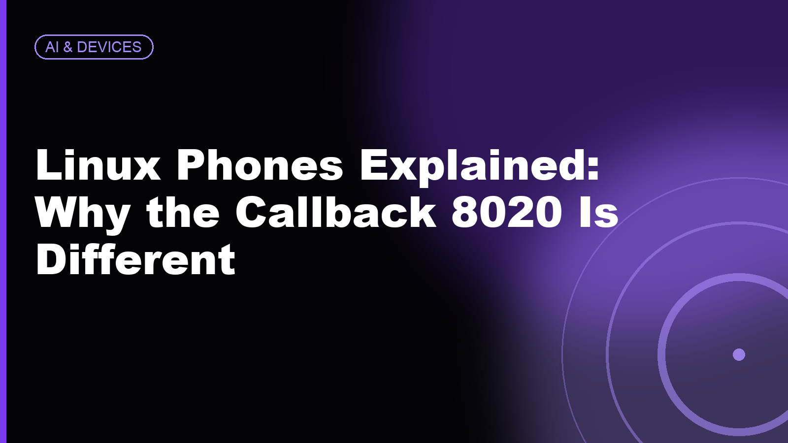Linux Phones Explained: Why Commodore's Callback 8020 Is Different